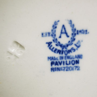 Allertons Ltd Pavilion Blue and White China Dessert Plate