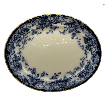 Keeling & Co Antique Blue and White Chatsworth China Platter Set