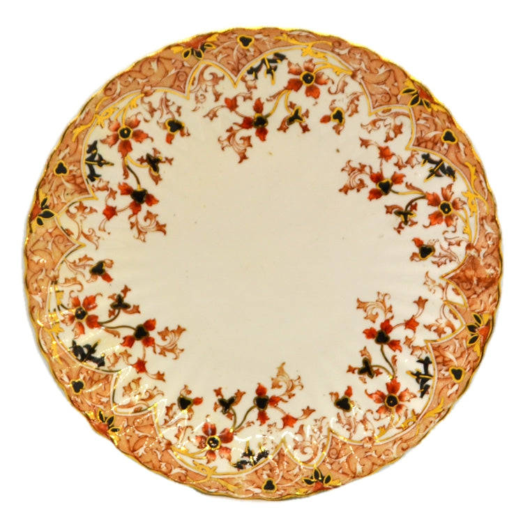 Antique Samuel Radford 469 Gold Imari Pattern China Cake Plate