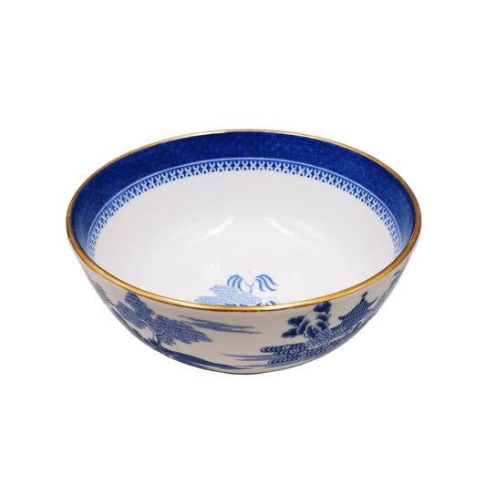 W T Copeland Blue and White Porcelain China Copeland's Willow Slops Bowl