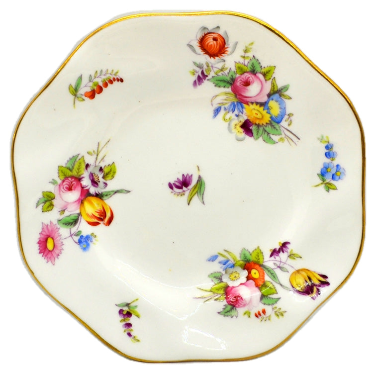 Antique Coalport Porcelain Floral China Cabinet Teacup Saucer and Side Plate