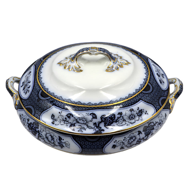 Antique Keeling Co Burslem Losol Ware Rosslyn Pattern 4439 Large Tur antique-keeling-co-burslem-losol-ware-rosslyn-pattern-4439-large-tur