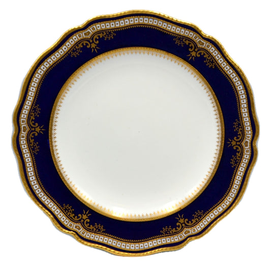 Antique Spode R416 Blue and White China Dessert Plate