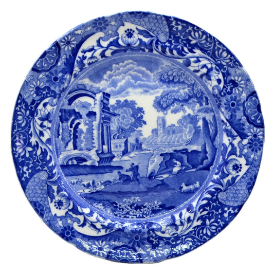 Antique Spode Blue Italian 9.75-inch Dinner Plate Spode Blue and White China