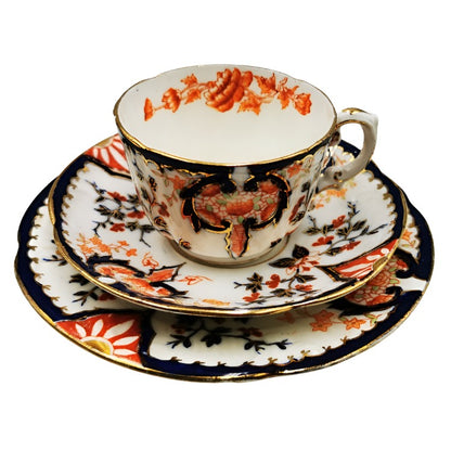 Antique Redfern & Drakeford Imari China 1093 Teacup Trio Rd No 233182