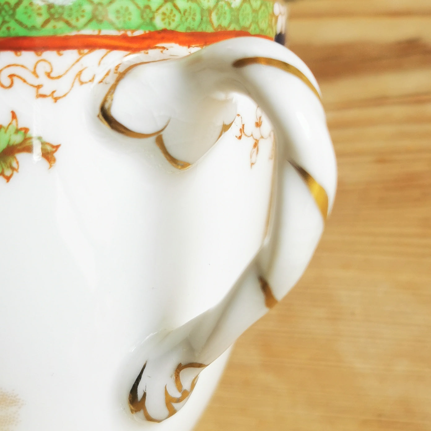 Antique Royal Doulton China Temple E4902 Teacup, Saucer & Side Plate trio