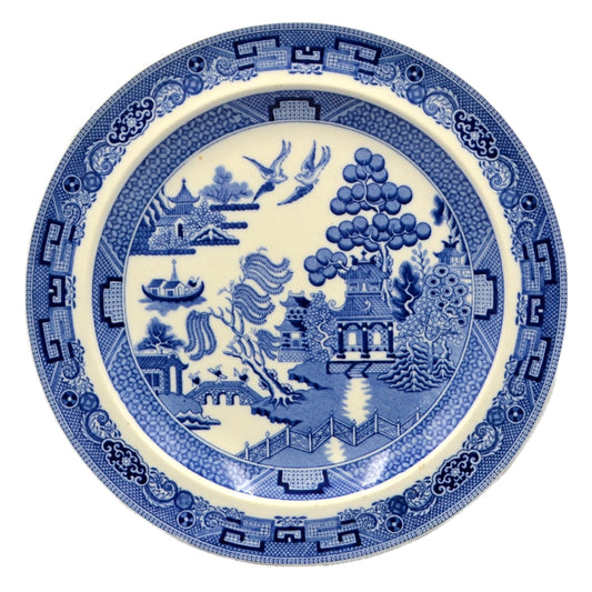 Wedgwood Early Blue and White Willow China 10-inch Dinner Plate