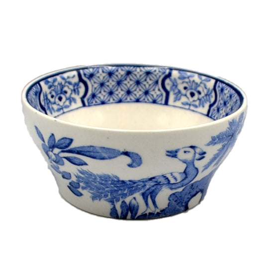 Antique Wood & Sons Yuan Blue and White China Small Sugar Bowl