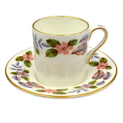 espresso cup aynsley april rose 1970s