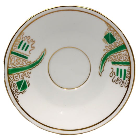 Salisbury China Bradleys Art Deco 9165 Saucer