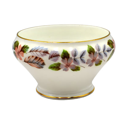 aynsley april rose sugar bowl