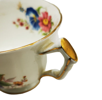 Vintage Aynsley Floral China 2383 Teacup & Saucer