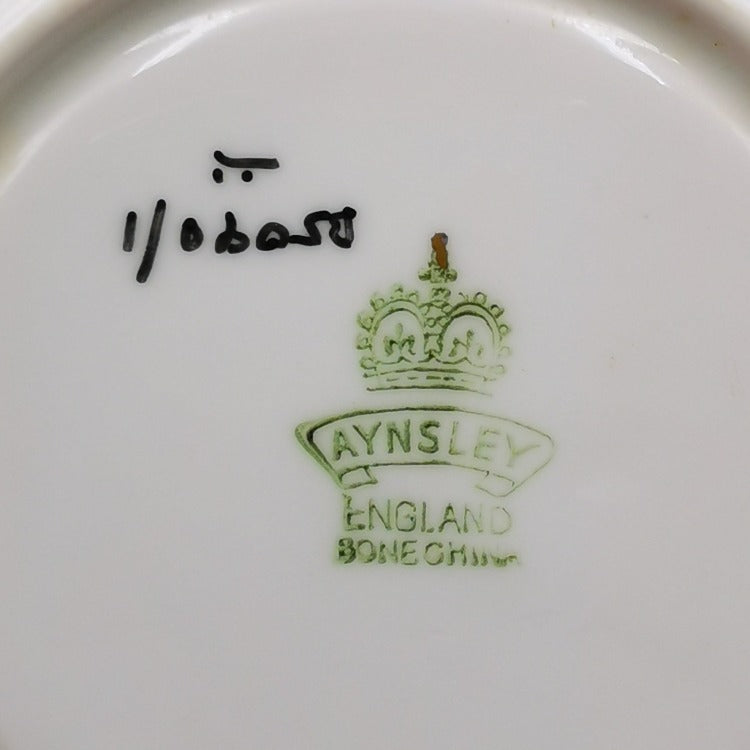 Vintage Aynsley China Queens Garden 35090 Saucer