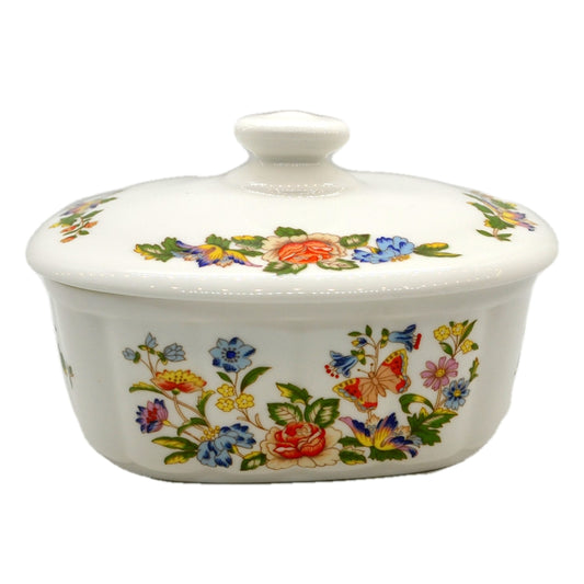 Aynsley China Cottage Garden Lidded Butter Dish