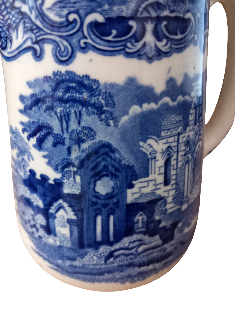 Antique George Jones and Sons Abbey Hot Water Jug with Free Lid