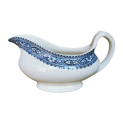 Antique Holburn Blue and White Jug or Gravy Boat