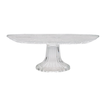 A pair of  Pedestal Glass Cake Stands