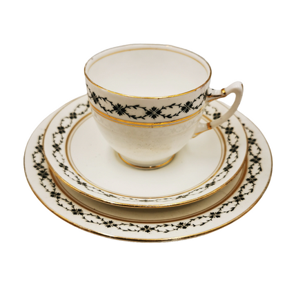 Vintage Royal Albert Crown China 5382 Teacup Saucer and Side Plate Trio