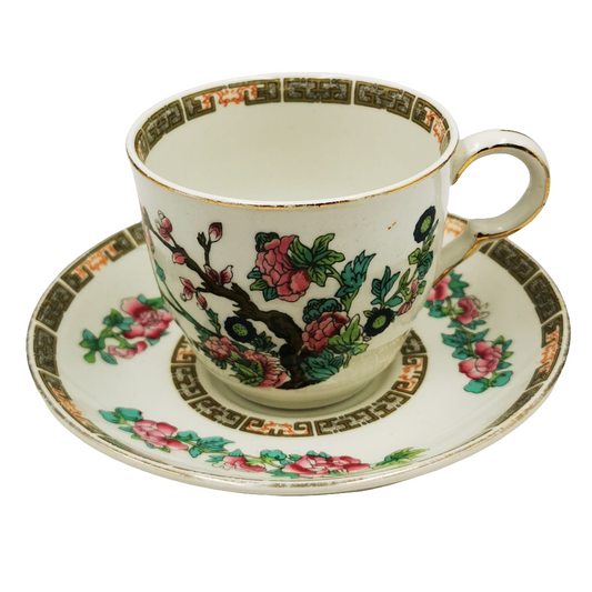 Maddock China Indian Tree Teacup and Saucer