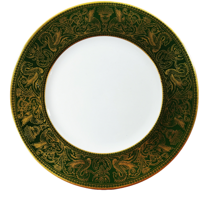 Wedgwood China Florentine Green W4170 10.75-inch Dinner Plate