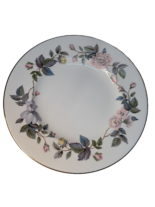 Royal Worcester June Garland China Dessert or Salad Plate