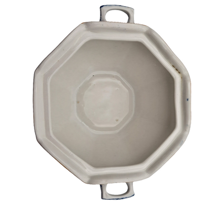 Antique Woods Ware Blue and White Alva Pattern Sauce Tureen