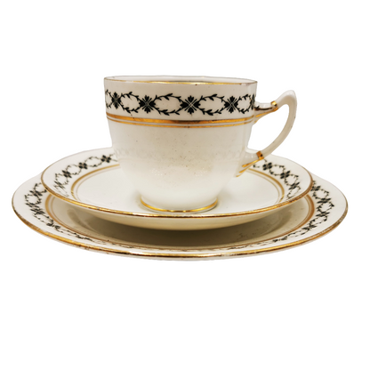 Vintage Royal Albert Crown China 5382 Teacup Saucer and Side Plate Trio