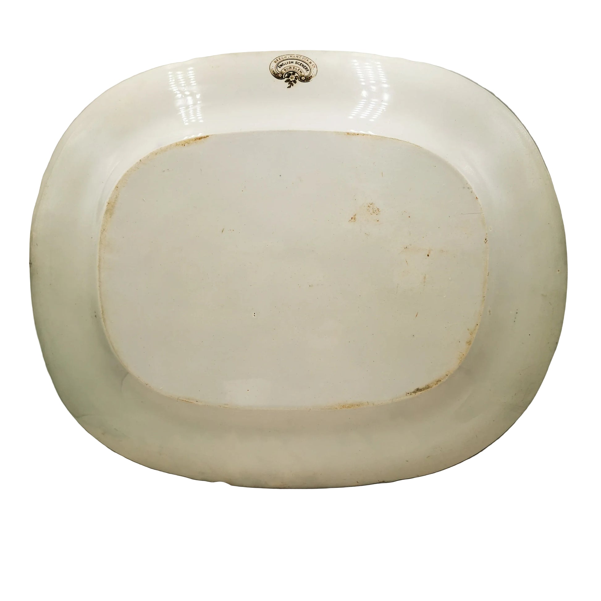 Beech Hancock & Co English Scenery Ironstone China Platter