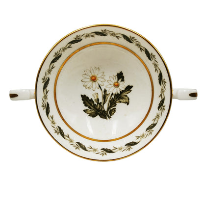 Royal Worcester China Bernina Soup Cup and Saucer