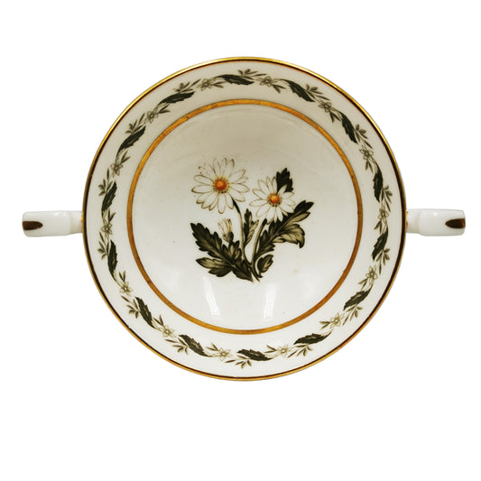 Royal Worcester China Bernina Soup Cup and Saucer