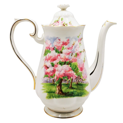 Early Royal Albert Blossom Time China Coffee Pot