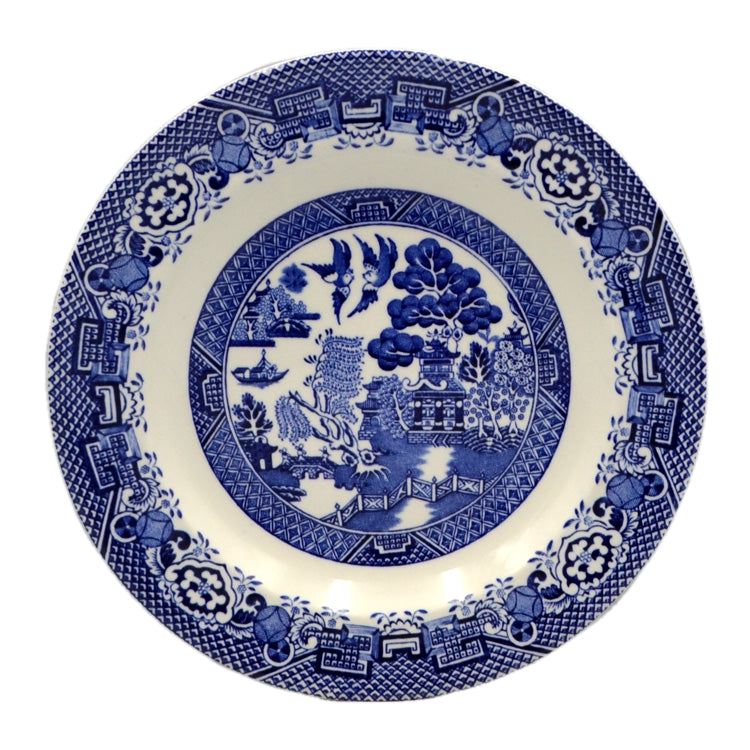 Woods Ware Willow Blue and White China Side Plate – Vintage Farmhouse ...