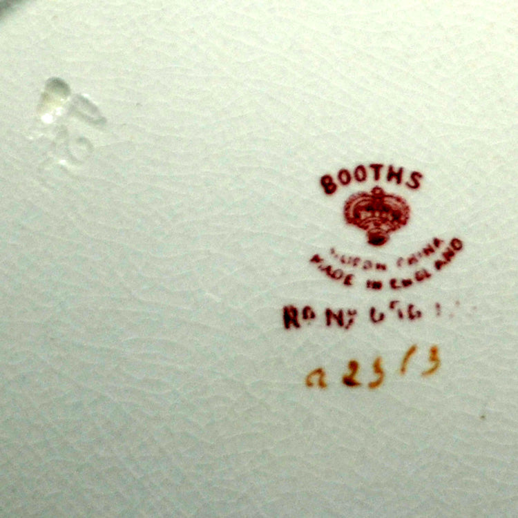 Booths Silicon China Rd656925 English Soup Bowl 1923