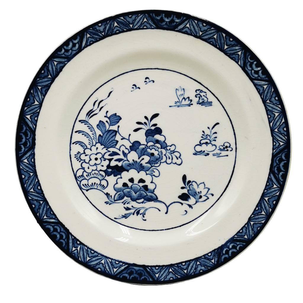 Antique Booths China Blue and White Netherlands Side Plate – Vintage ...