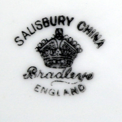 Salisbury China Bradleys Art Deco 9165 Saucer