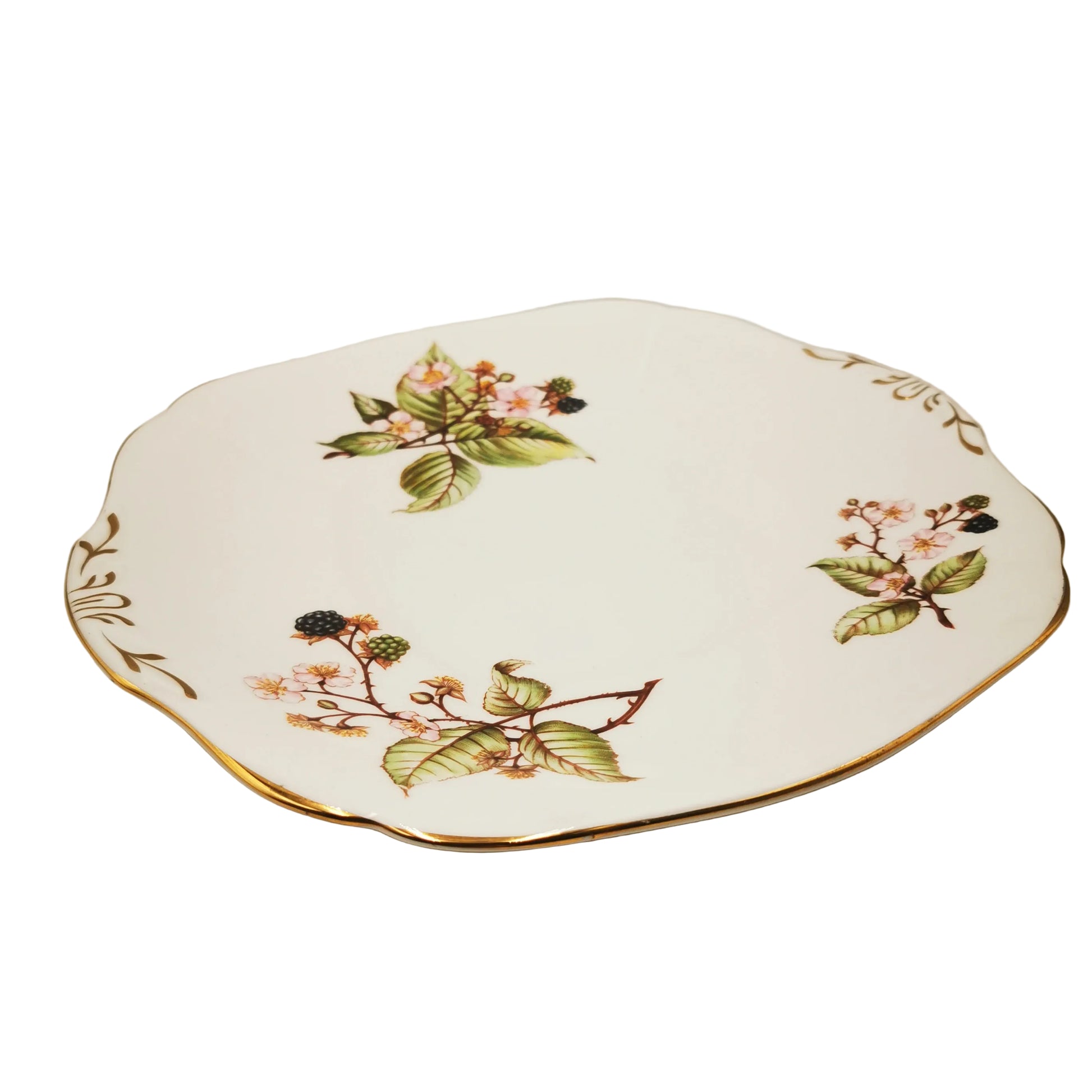 Adderley China Bramble H545 Cake Plate