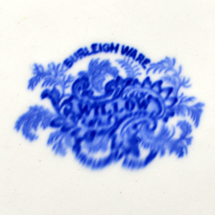 Burgess & Leigh Burleigh Ware Blue and White Willow China 15.5