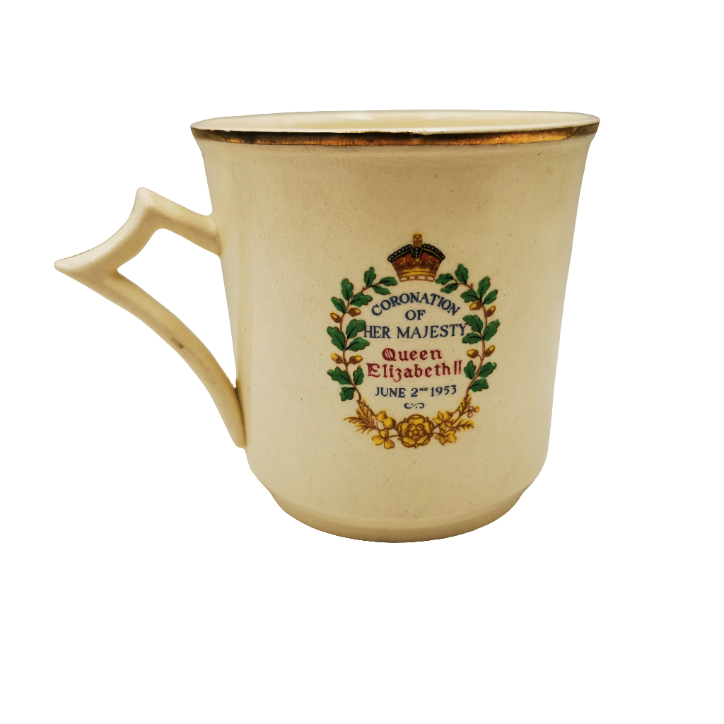 Caroline Ware China 1953 Elizabeth II Coronation Mug