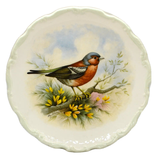 Royal Albert China Woodland Birds Collection Chaffinch Cabinet Plate