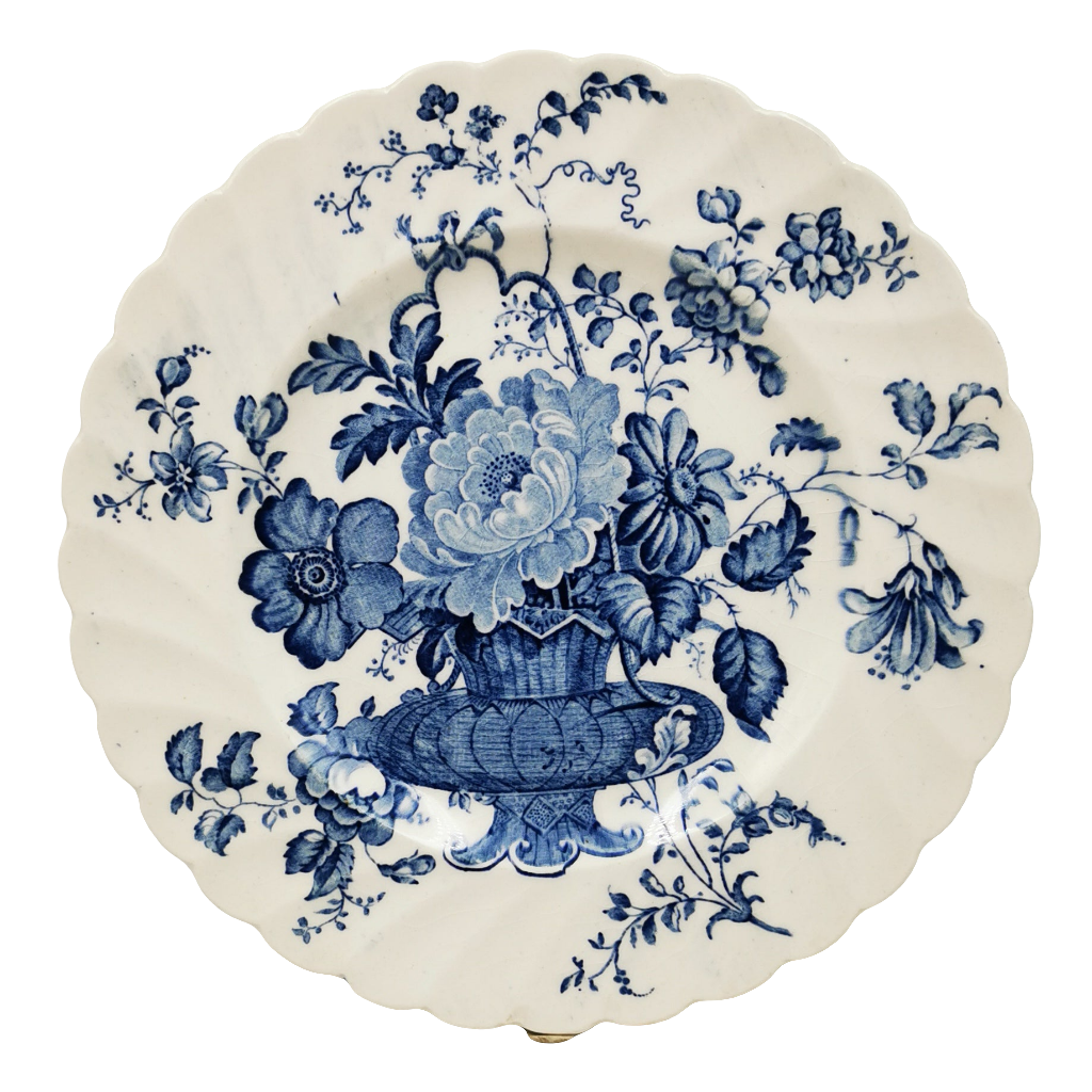 A J Wilkinson Royal Staffordshire Blue and White China Charlotte Side Plate