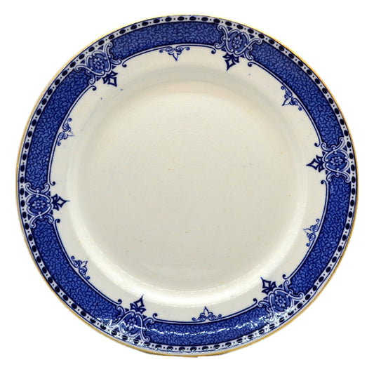 Antique Bourne & Leigh Blue and White Chester China 10-inch Dinner Plate