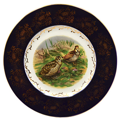 Cinacraft China Game Birds Snipe 10.5-inch Plate