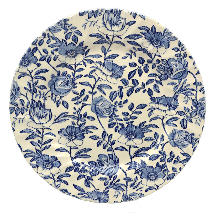 Churchill Blue Peony China 9-7/8th-inch Dinner Plate – Vintage ...