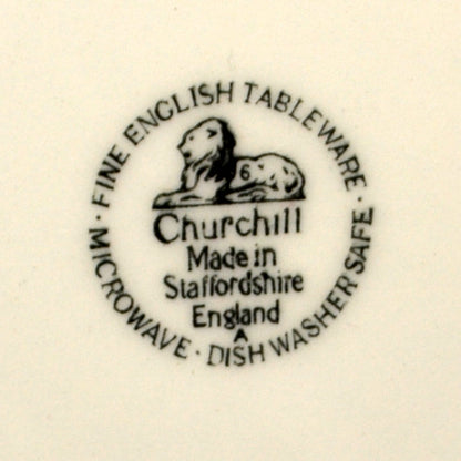 Churchill China Blue and White China Tonquin 12.25-inch Charger Plate