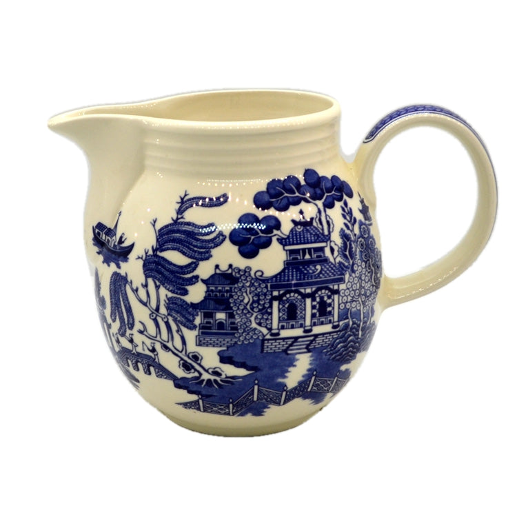 Large Churchill China Blue Willow Jug