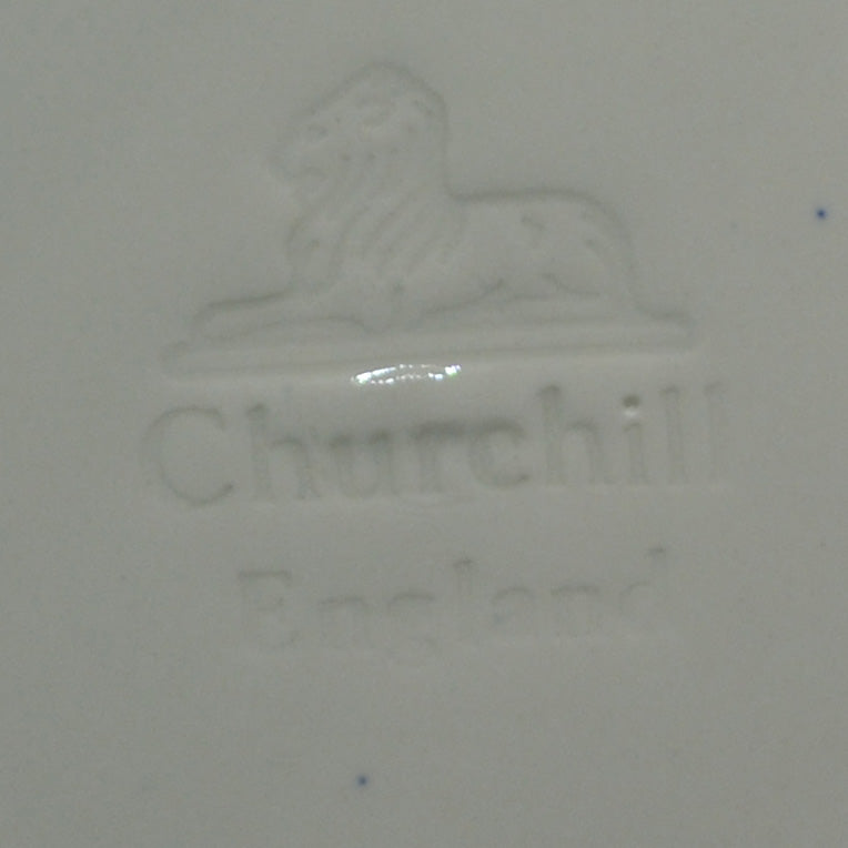 Churchill Westminster abbey Blue and White China Side Plate