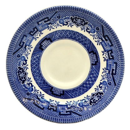 Churchill Blue Willow China Saucer