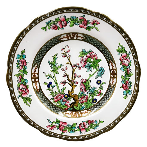 Antique Coalport China Indian Tree 8.75-inch Plate Scalloped Rim ...