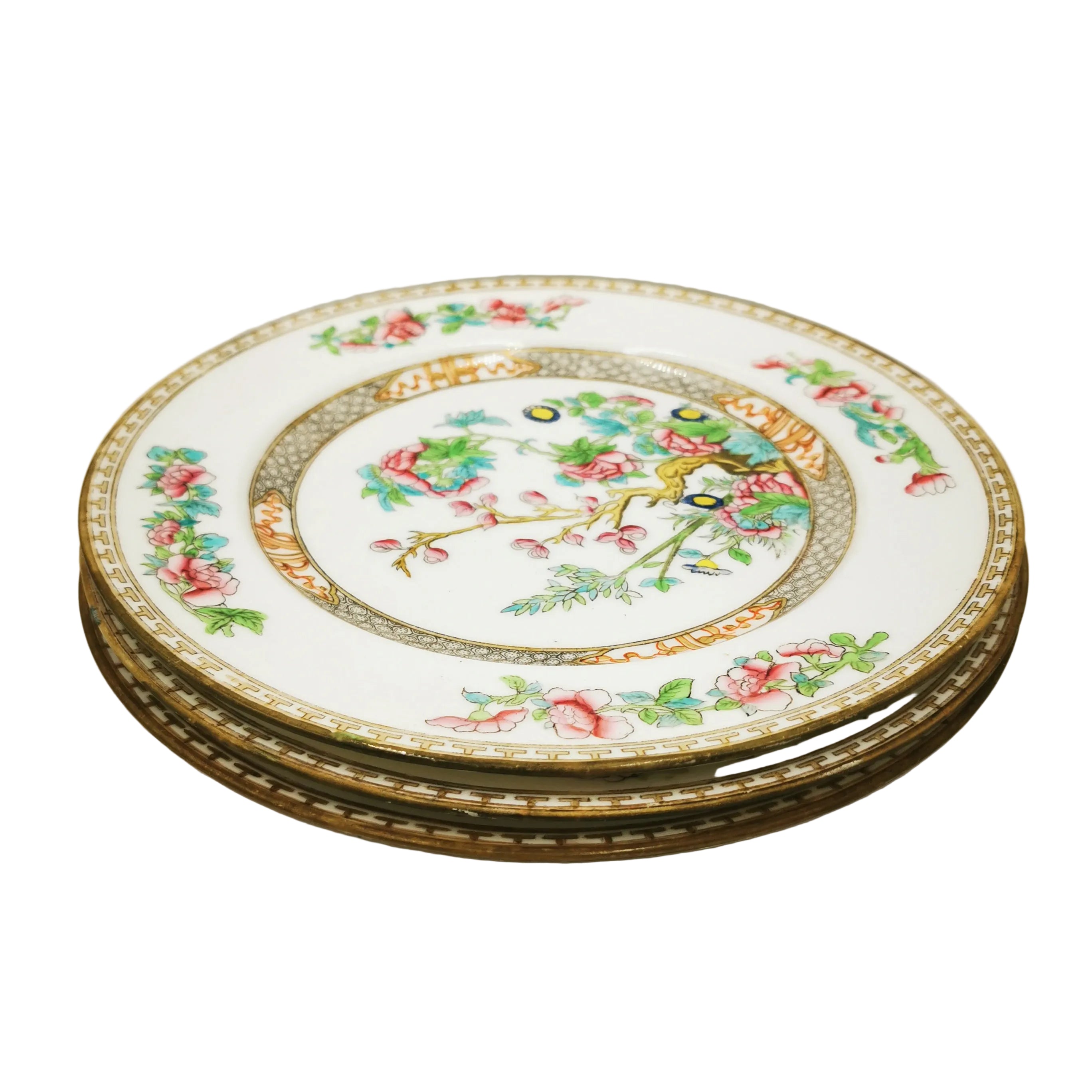 Antique Coalport China Indian Tree 10.25-inch Dinner Plate
