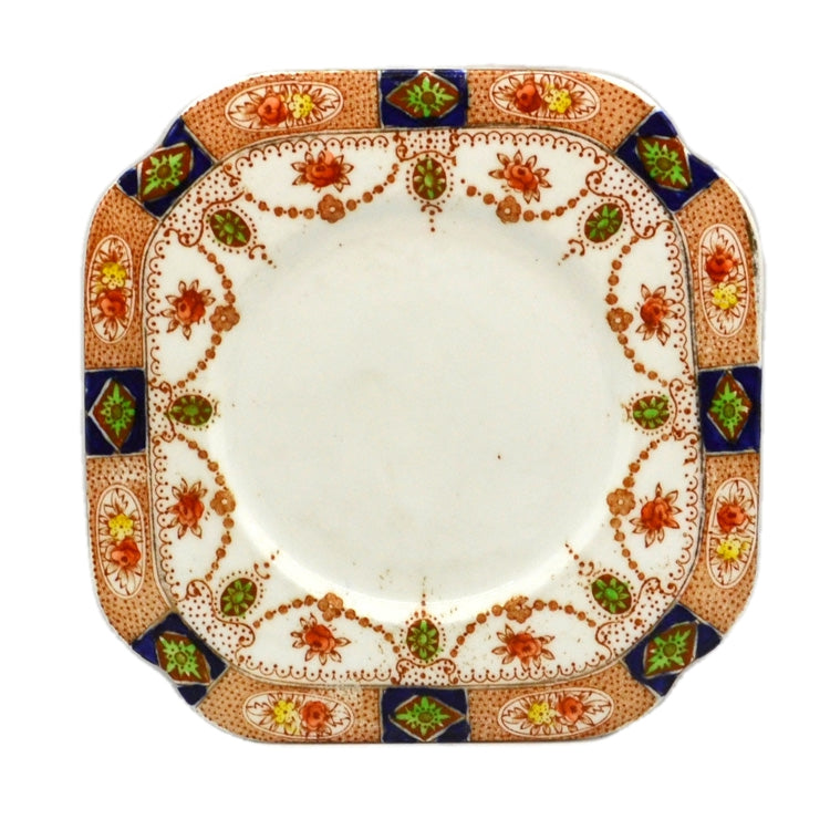 H J Colclough Royal Vale Imari China pattern 3775 Teacup, Saucer & Side Plate c1928